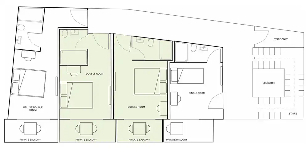 Double Balcony Diagram