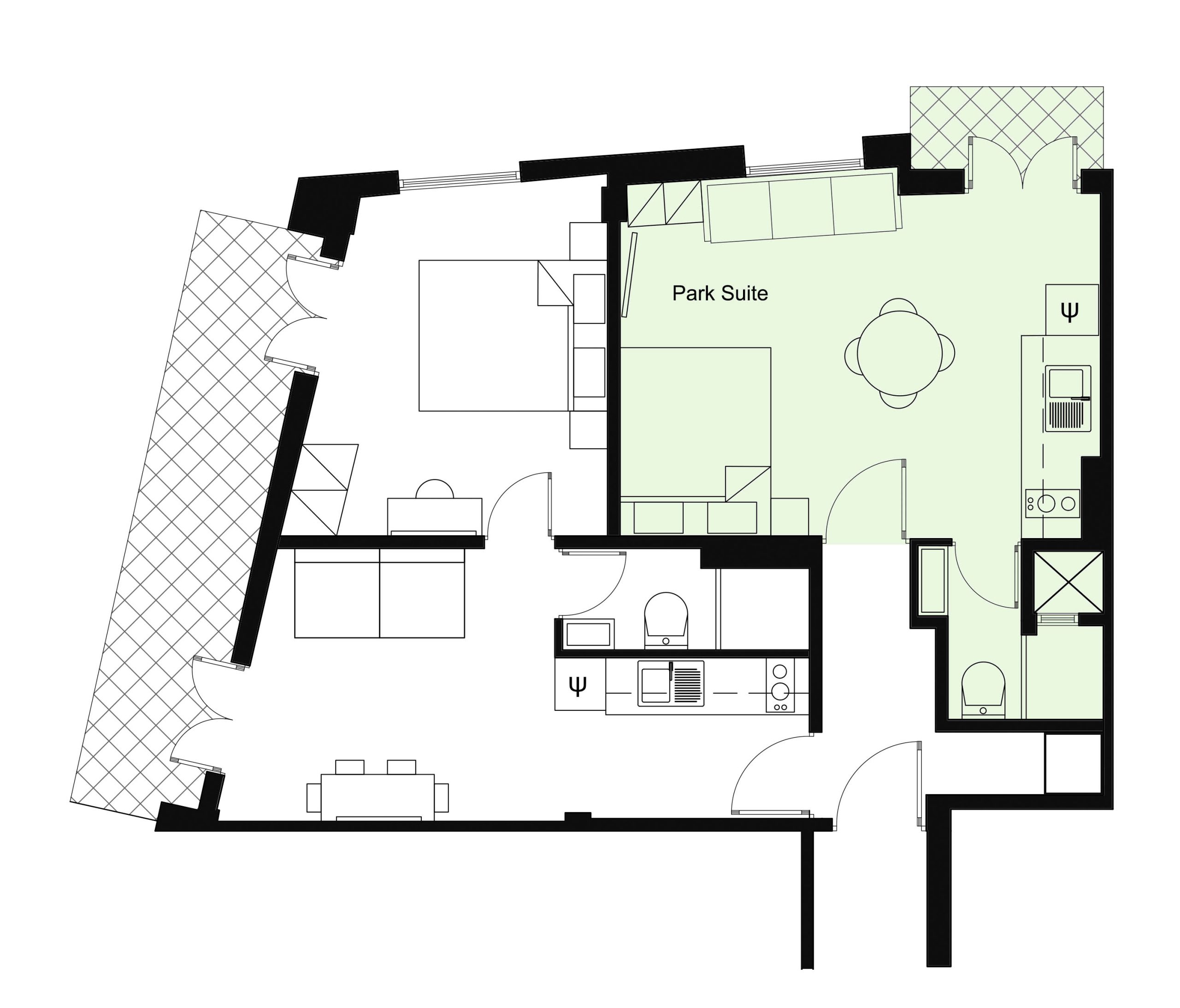 Park Suite 3 ατόμων 9 Model